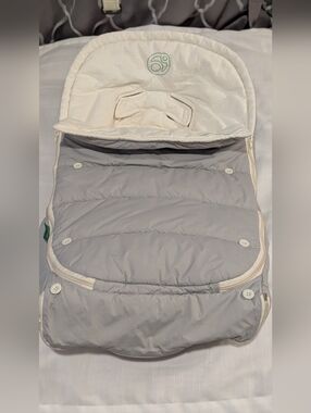 Orbit Baby Grey Winter Stroller Footmuff Waterproof Organic